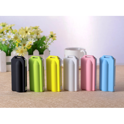 keychain 2200mAh power bank built in cable and type C connector